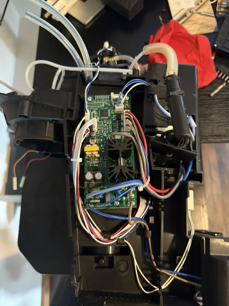 The control board out of the machine